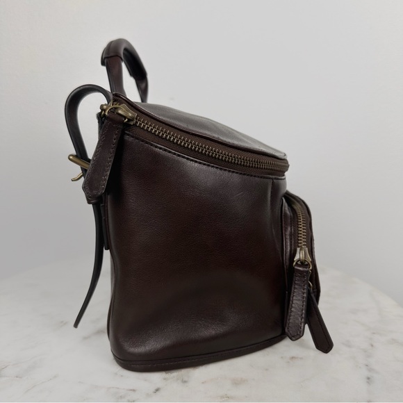 Coach Bleeker Handlebar Bag Rare Brown Leather #F62652 - Picture 8 of 9